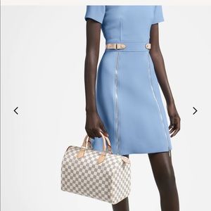 Louis Vuitton Damier Azur Speedy 30 Handbag ✨
